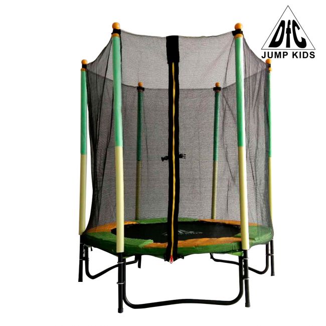 Батут с сеткой DFC Jump Kids 55"